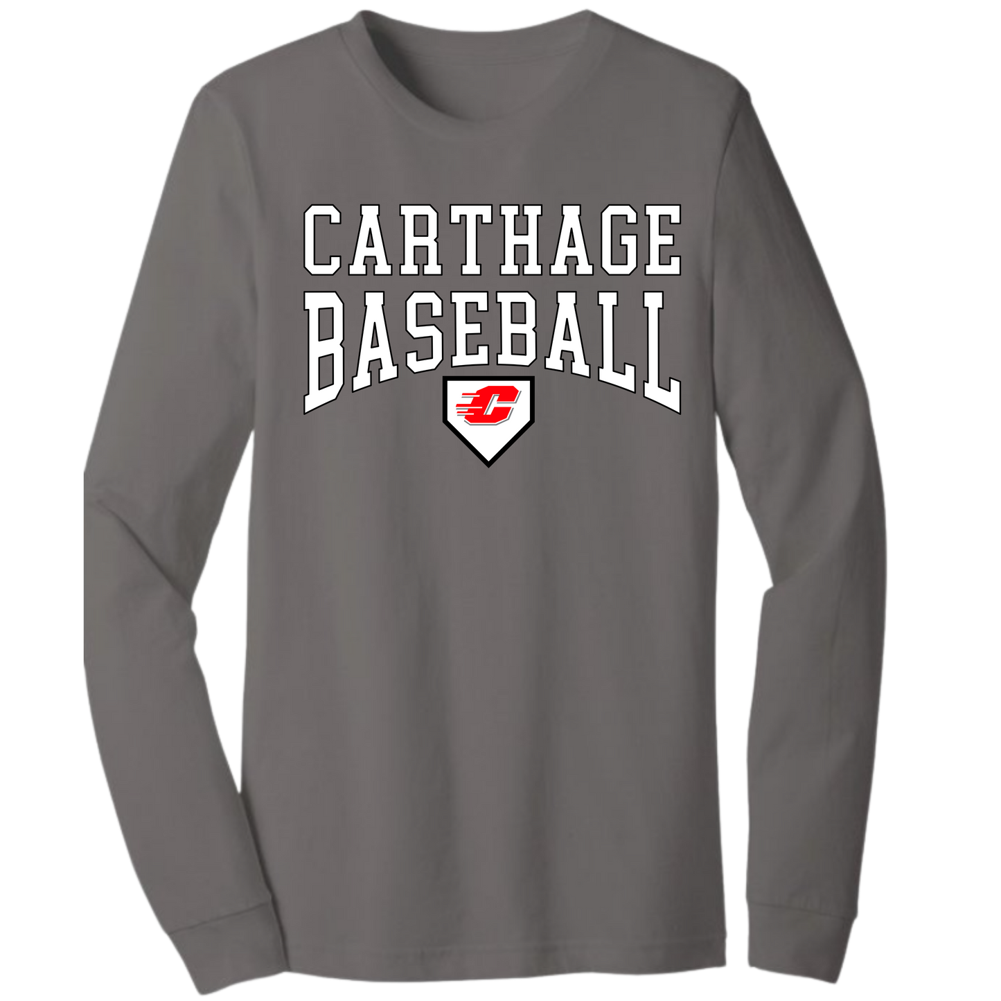 Carthage Baseball LS Tee