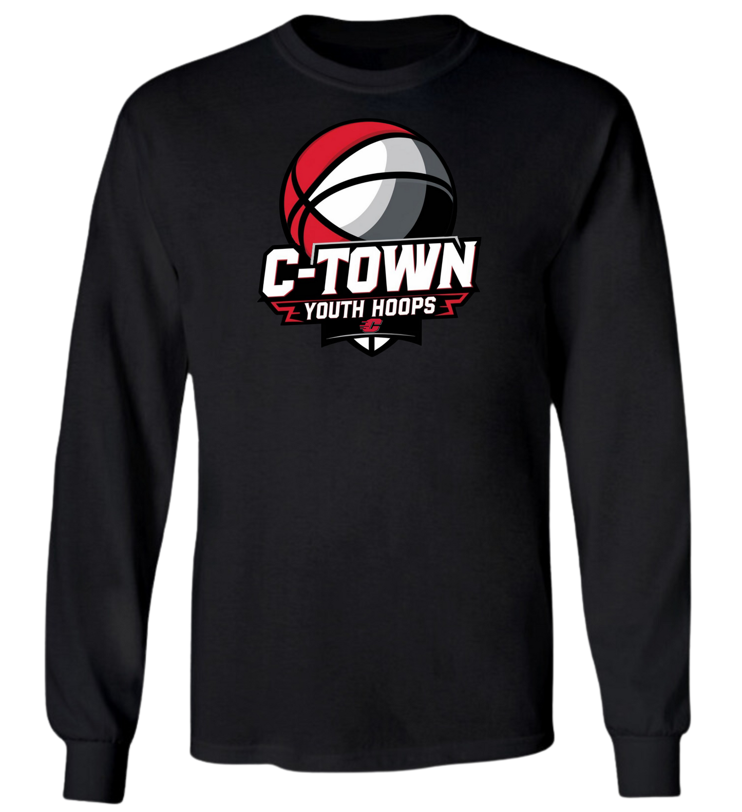 Carthage Basketball Youth Hoops Long Sleeve
