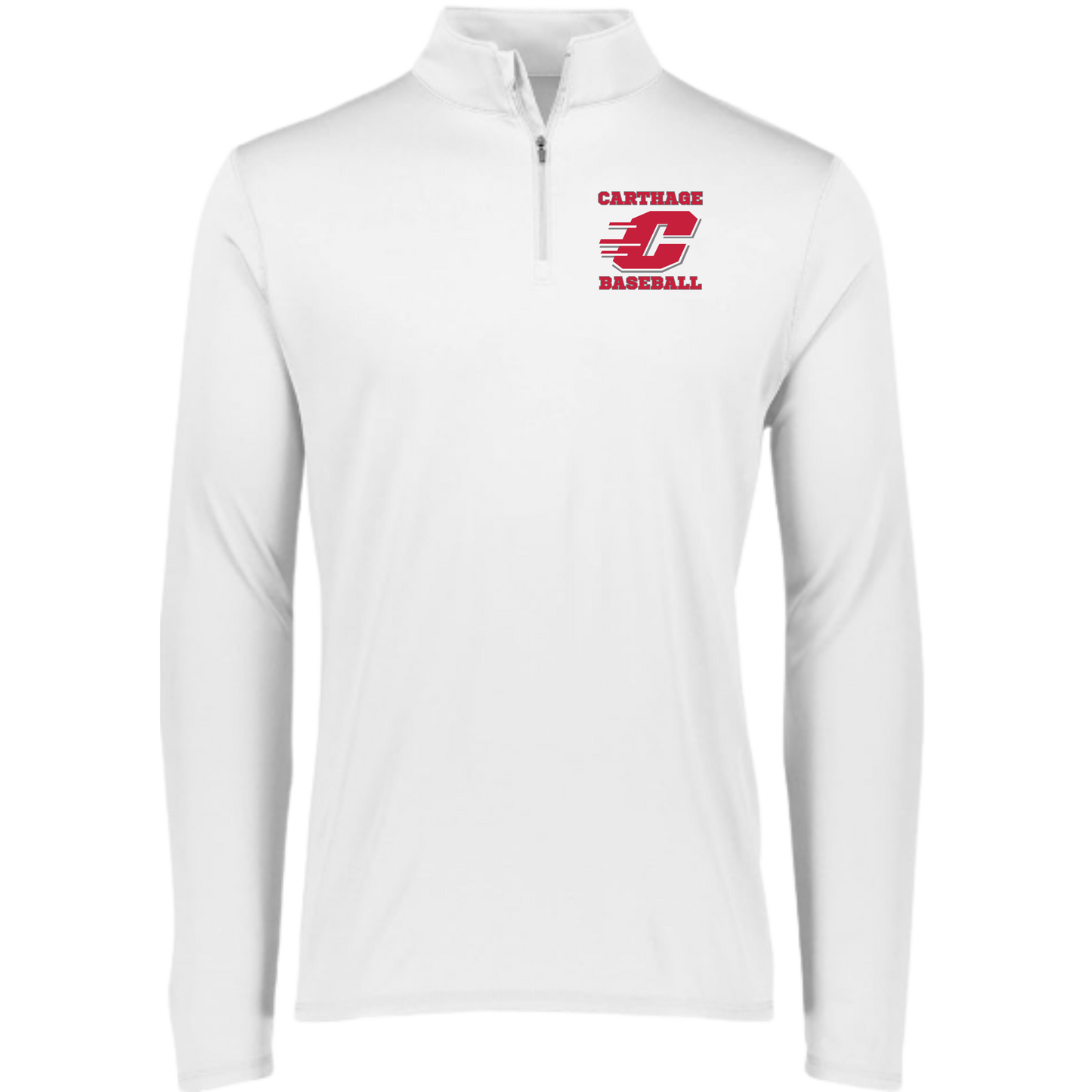 Carthage Baseball 1/4 Zip Polo