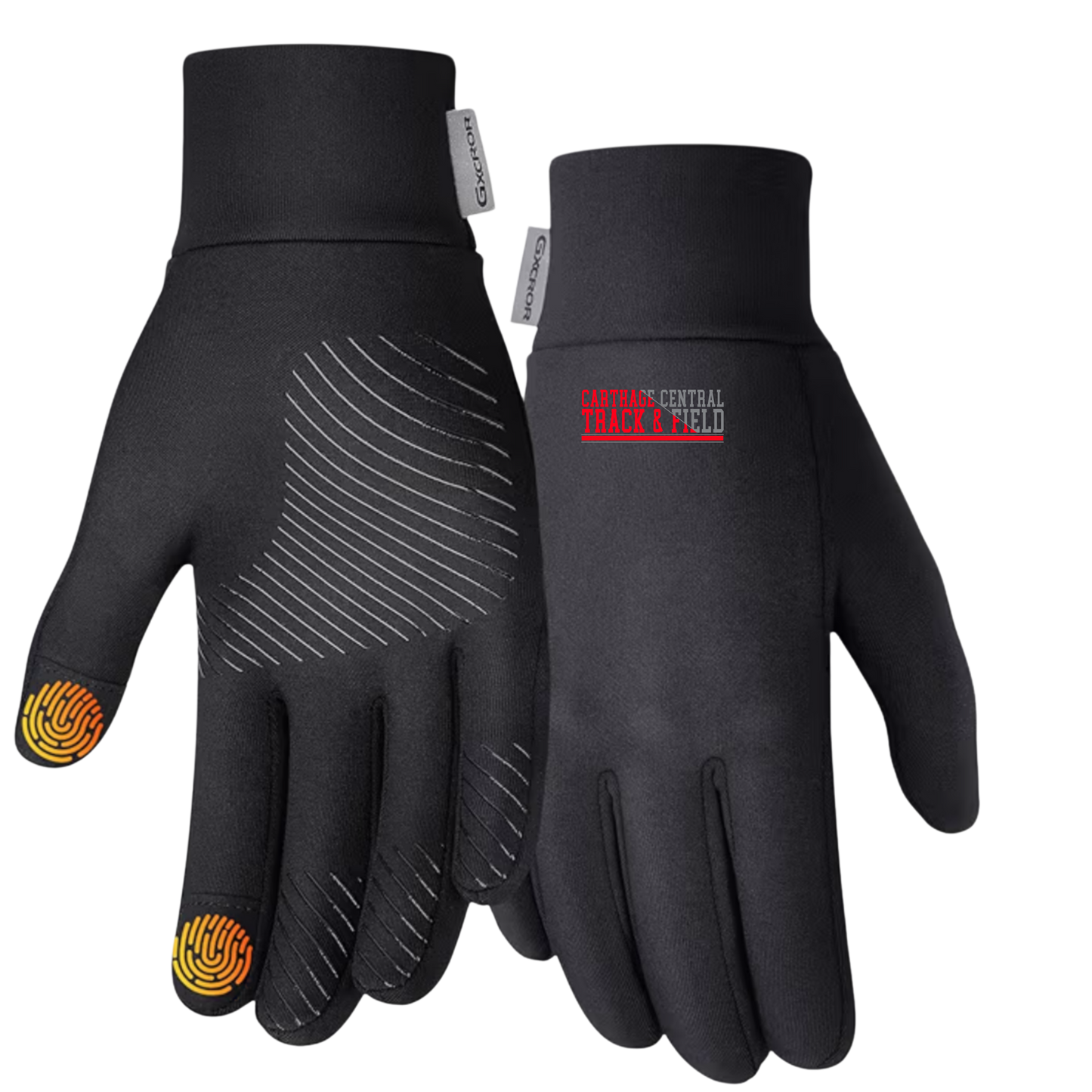 Carthage Track & Field Fleece Gloves