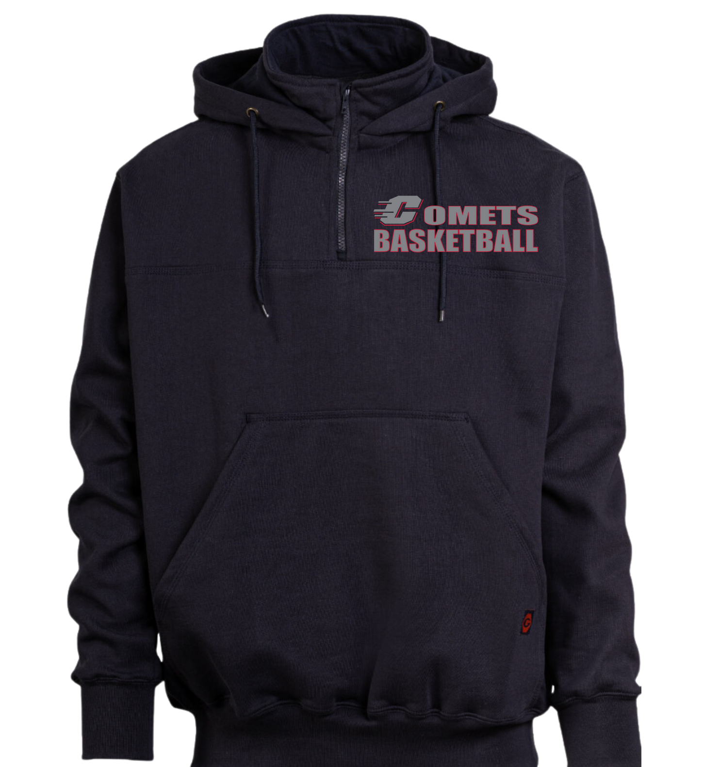 Comets Block Heavyweight 1/4 Zip Hoodie
