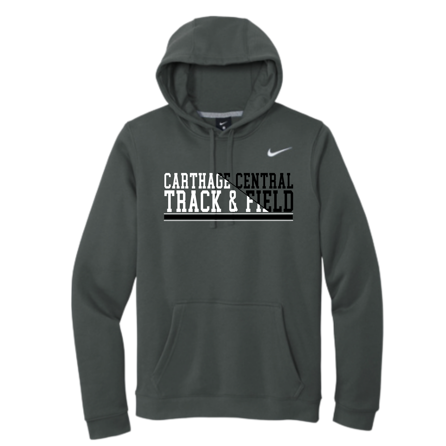 Carthage Track & Field Nike Club Fleece Pullover Hoodie