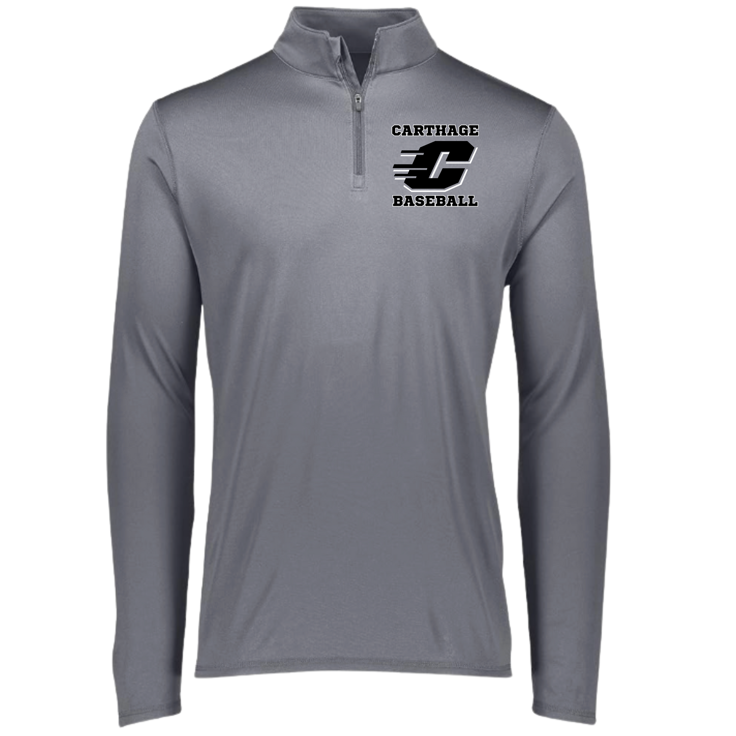 Carthage Baseball 1/4 Zip Polo