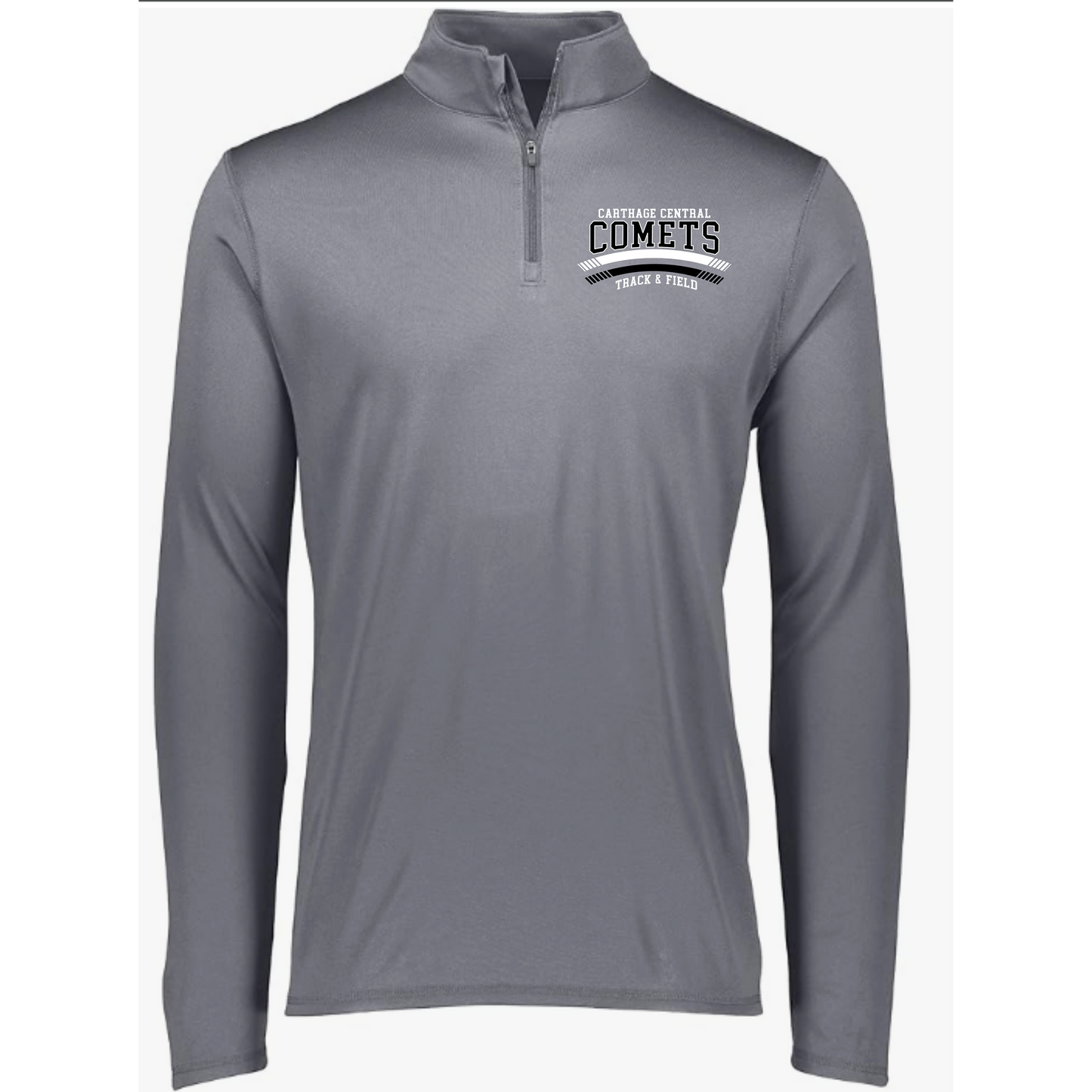 Carthage Track & Field 1/4 Zip Polo