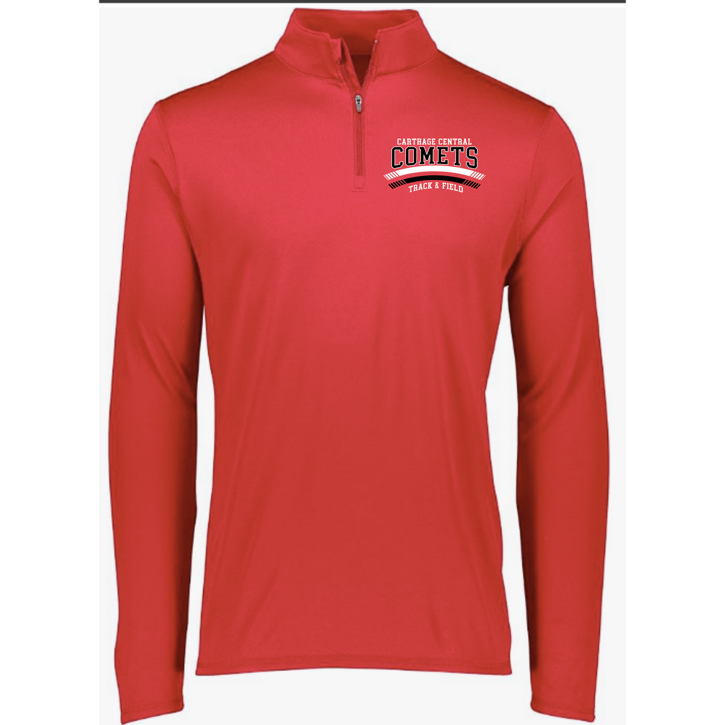 Carthage Track & Field 1/4 Zip Polo