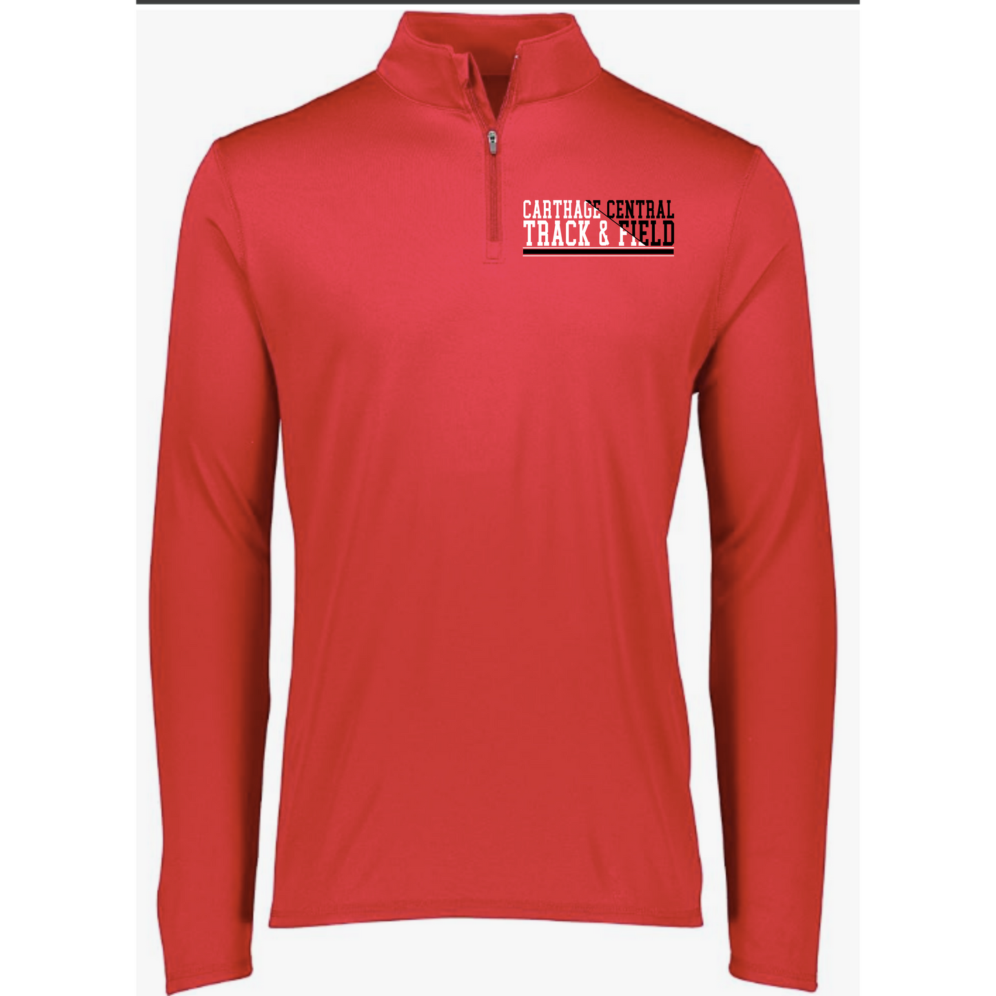 Carthage Track & Field 1/4 Zip Polo