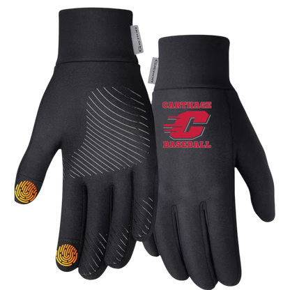 Carthage Baseball Fleece Gloves