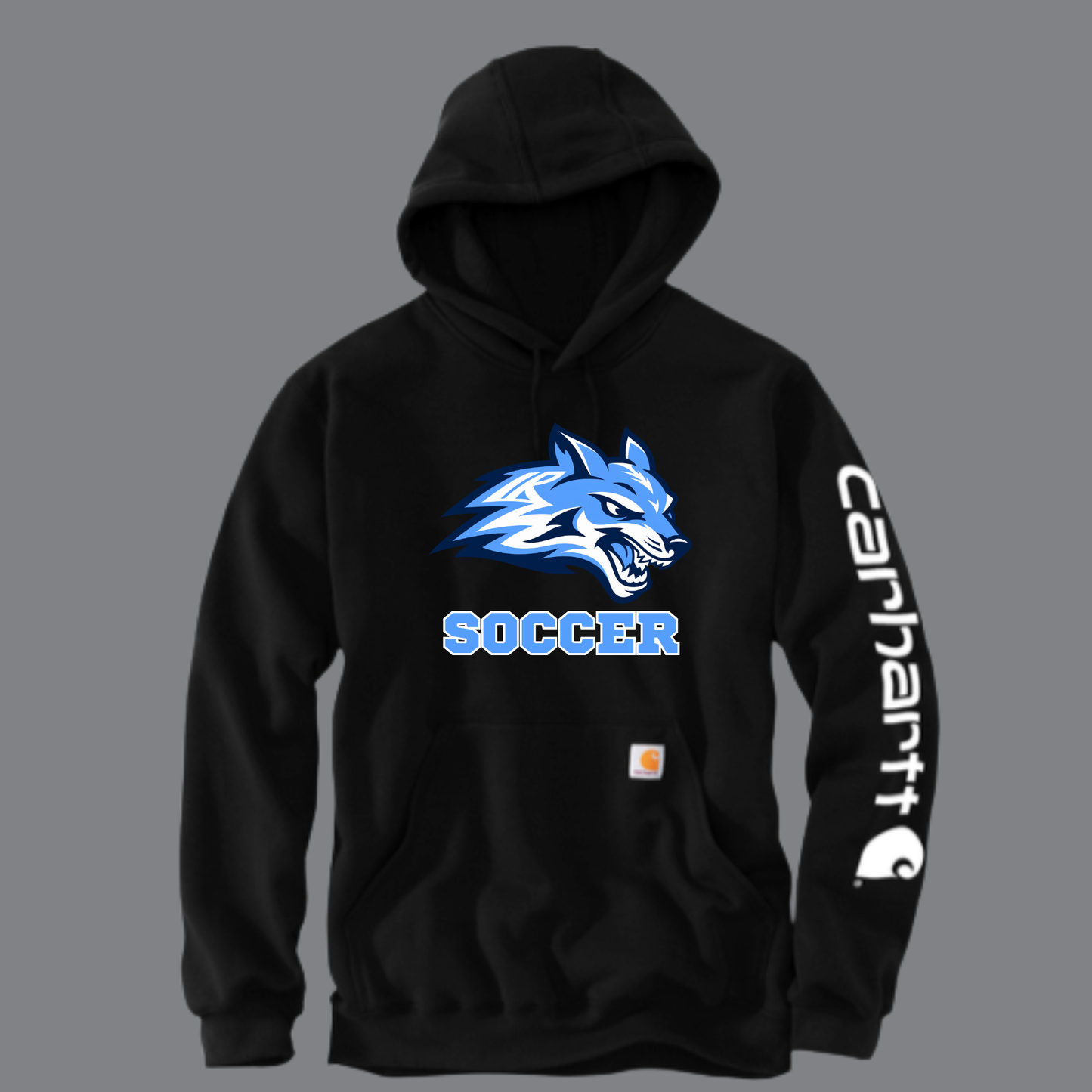 IR Wolves Soccer Carhartt® Midweight Hooded Logo Sweatshirt