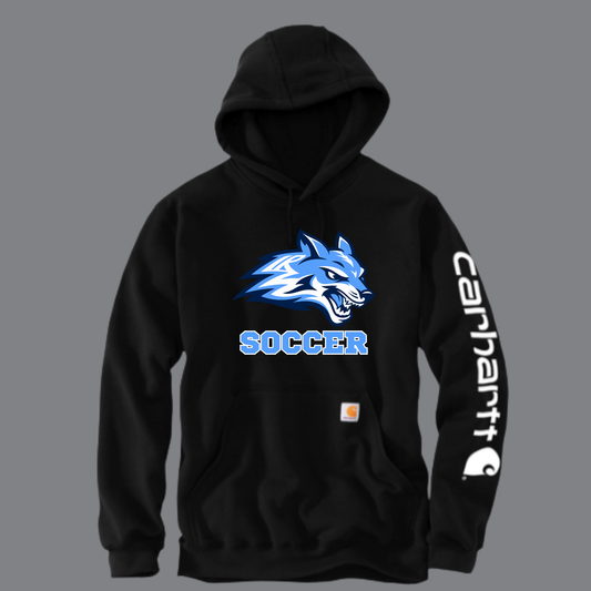 IR Wolves Soccer Carhartt® Midweight Hooded Logo Sweatshirt