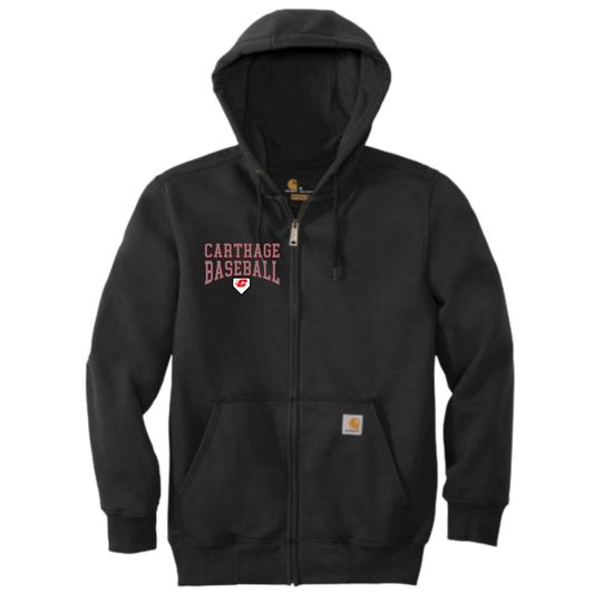 Carthage Baseball Carhartt® Rain Defender® Paxton Heavyweight Hooded Zip-Front Sweatshirt