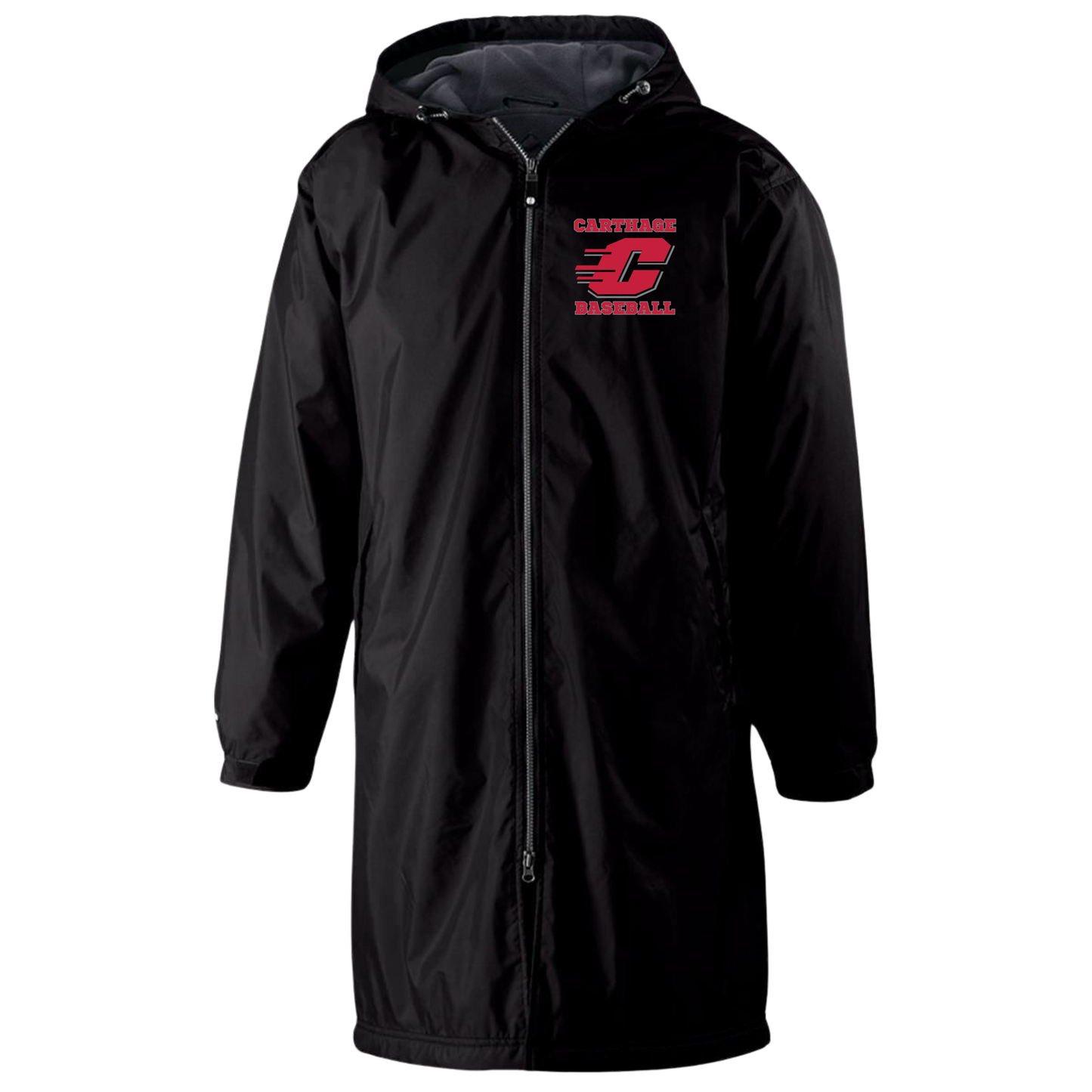 Carthage Baseball Fleece Lined Parka