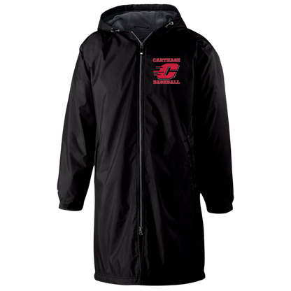 Carthage Baseball Fleece Lined Parka