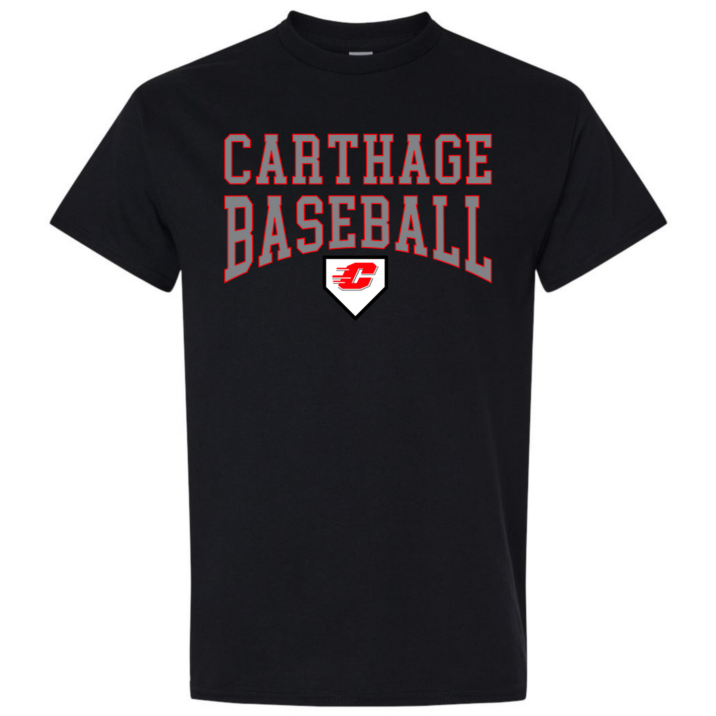 Carthage Baseball Tee