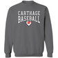 Carthage Baseball Crewneck Sweatshirt