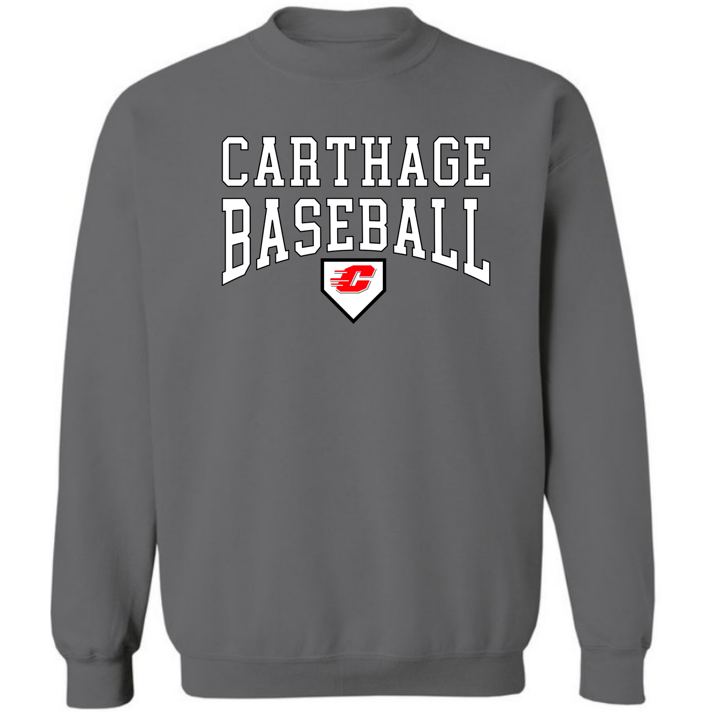 Carthage Baseball Crewneck Sweatshirt