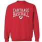 Carthage Baseball Crewneck Sweatshirt