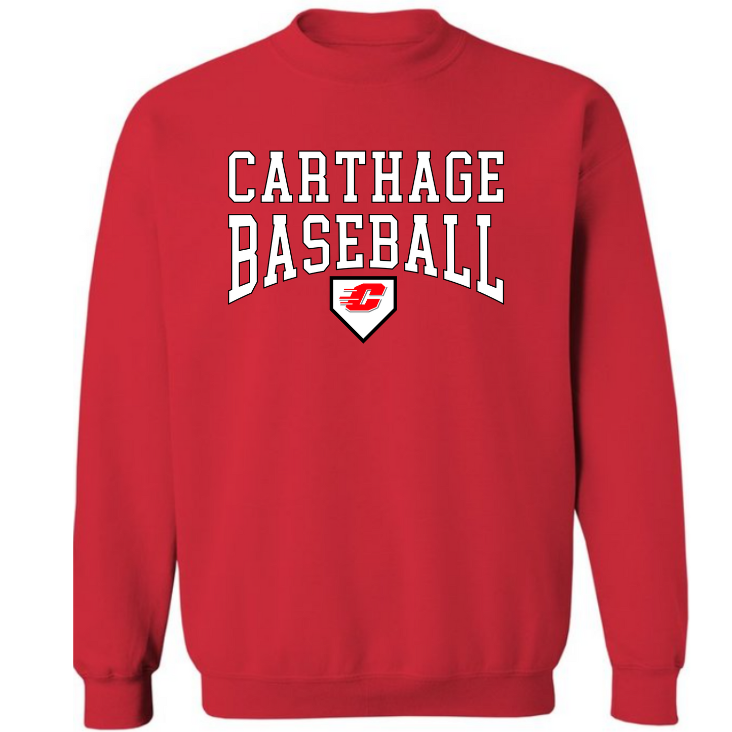 Carthage Baseball Crewneck Sweatshirt