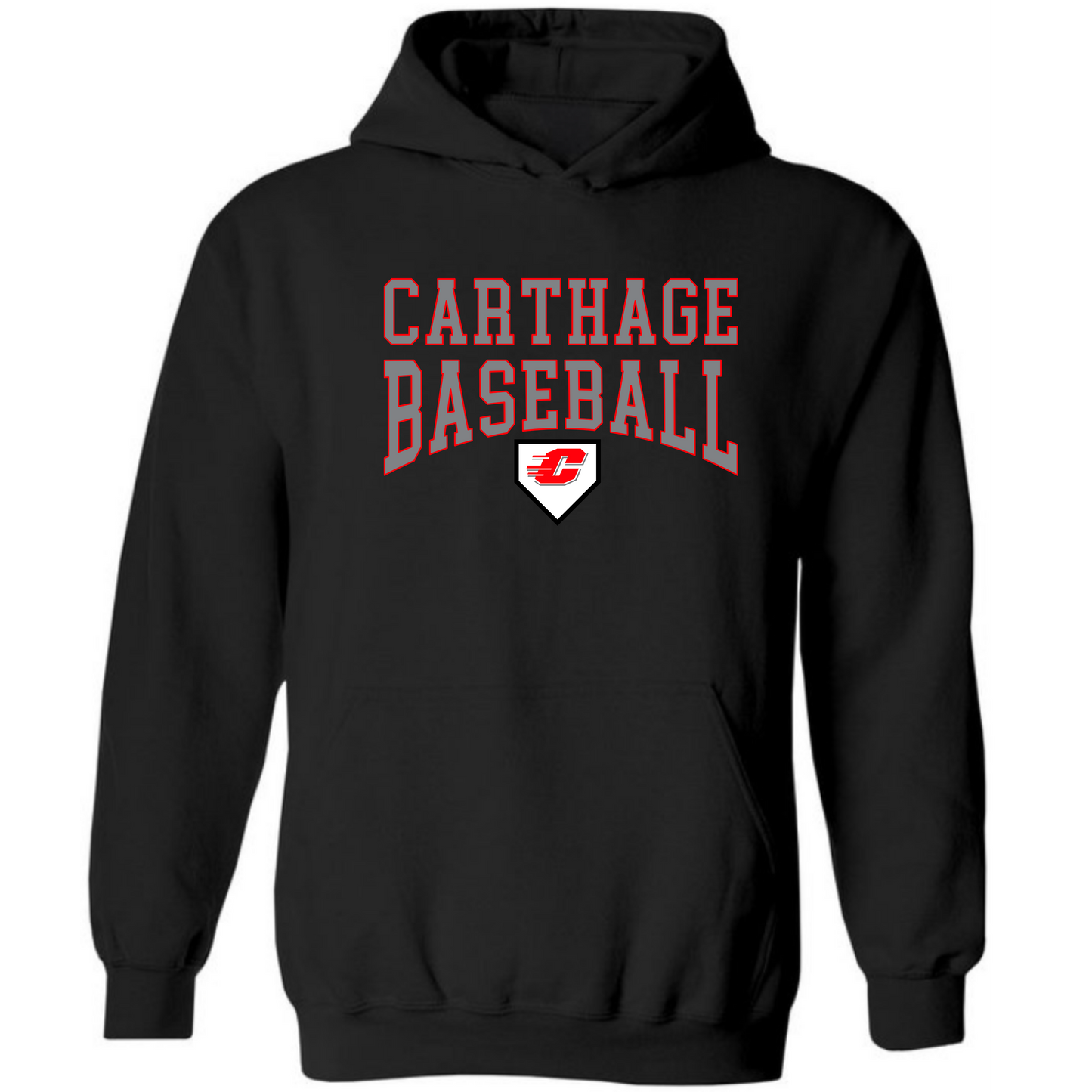 Carthage Baseball Hoodie