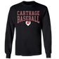 Carthage Baseball LS Tee