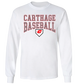 Carthage Baseball LS Tee