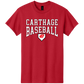 Carthage Baseball Tee