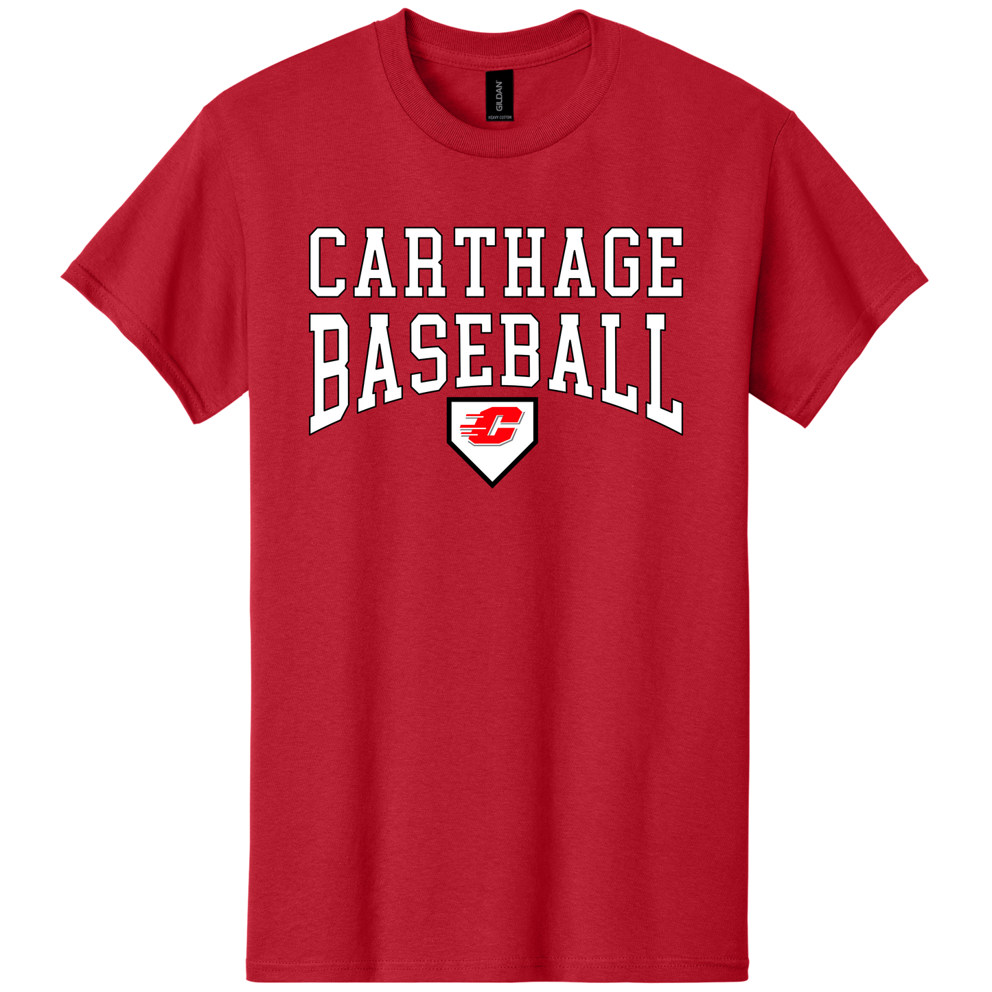 Carthage Baseball Tee