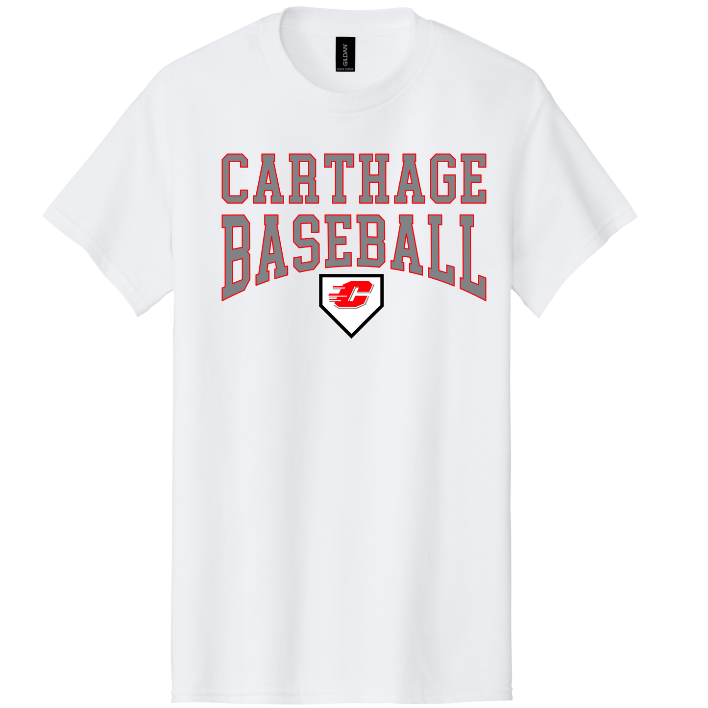 Carthage Baseball Tee
