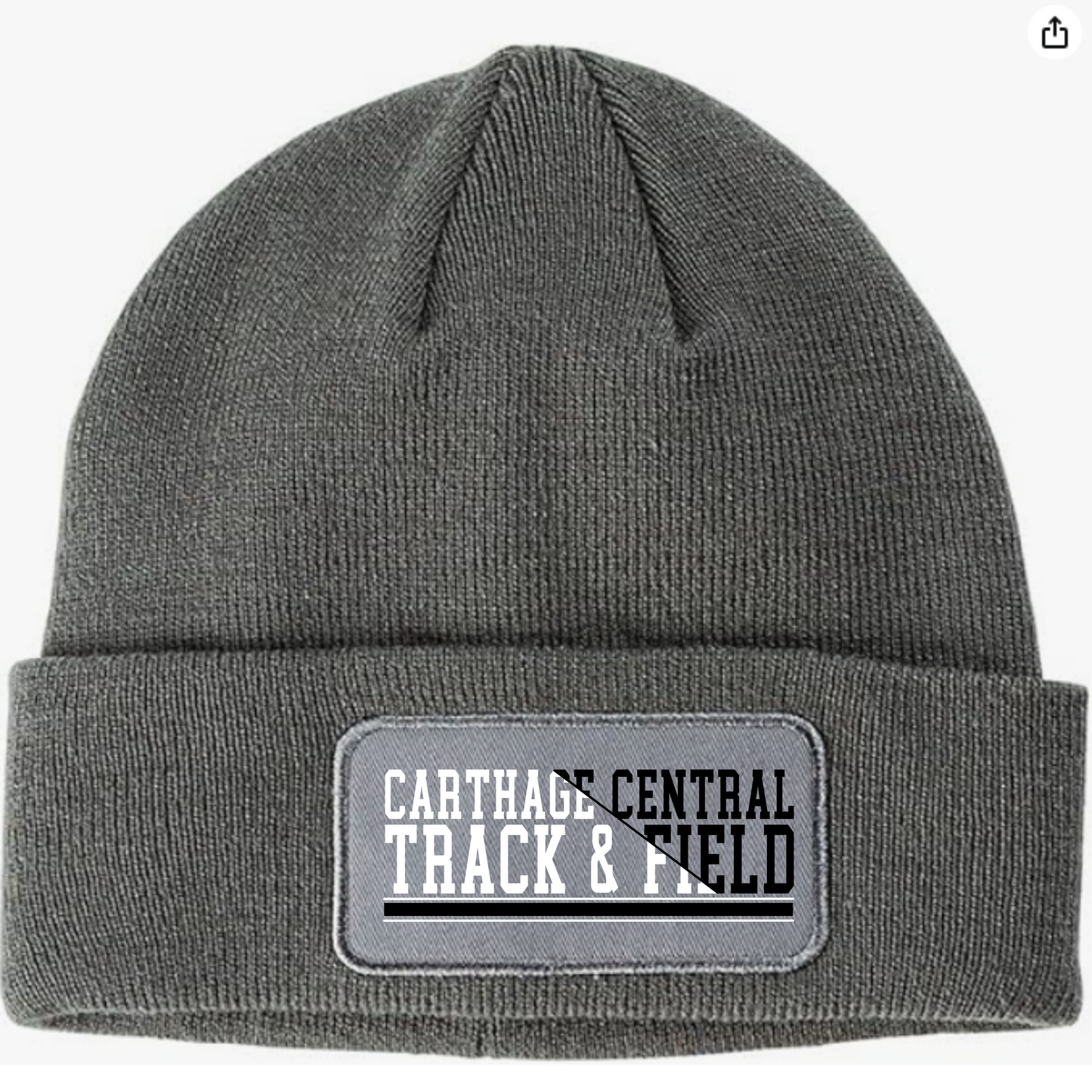 Carthage Track & Field Beanie