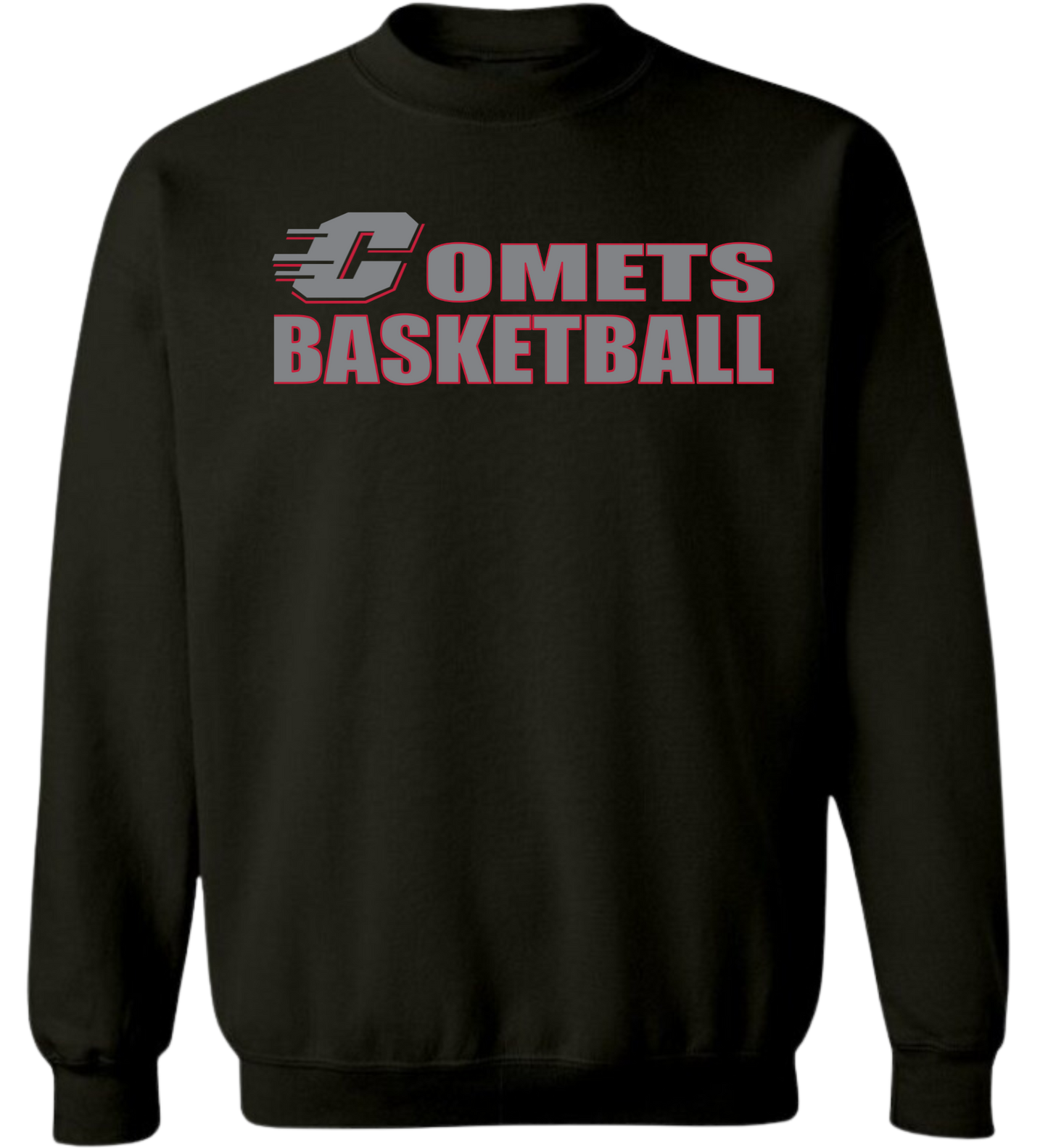 Carthage Basketball Block Crewneck
