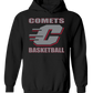 Carthage Basketball Logo Hoodie