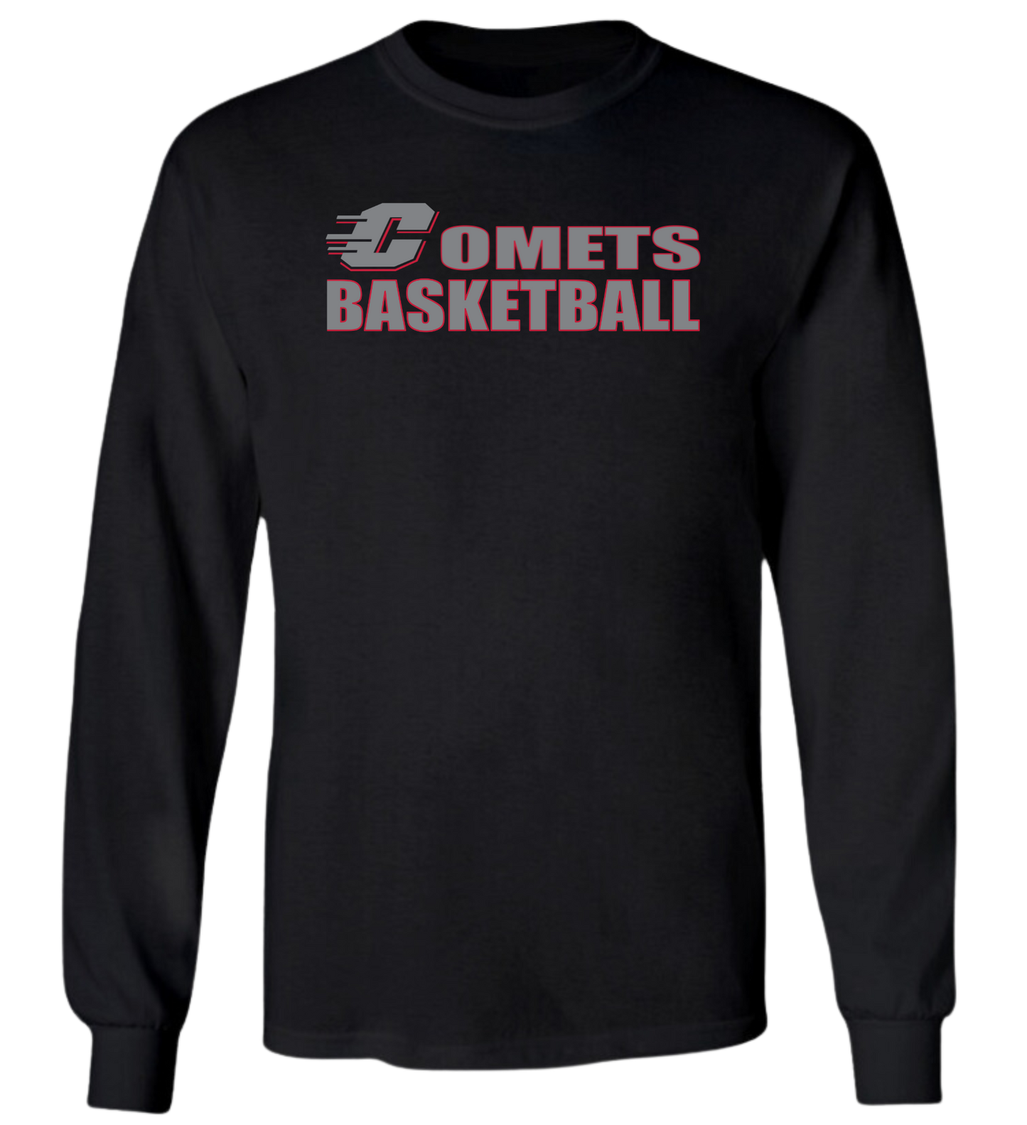 Carthage Basketball Block Long Sleeve