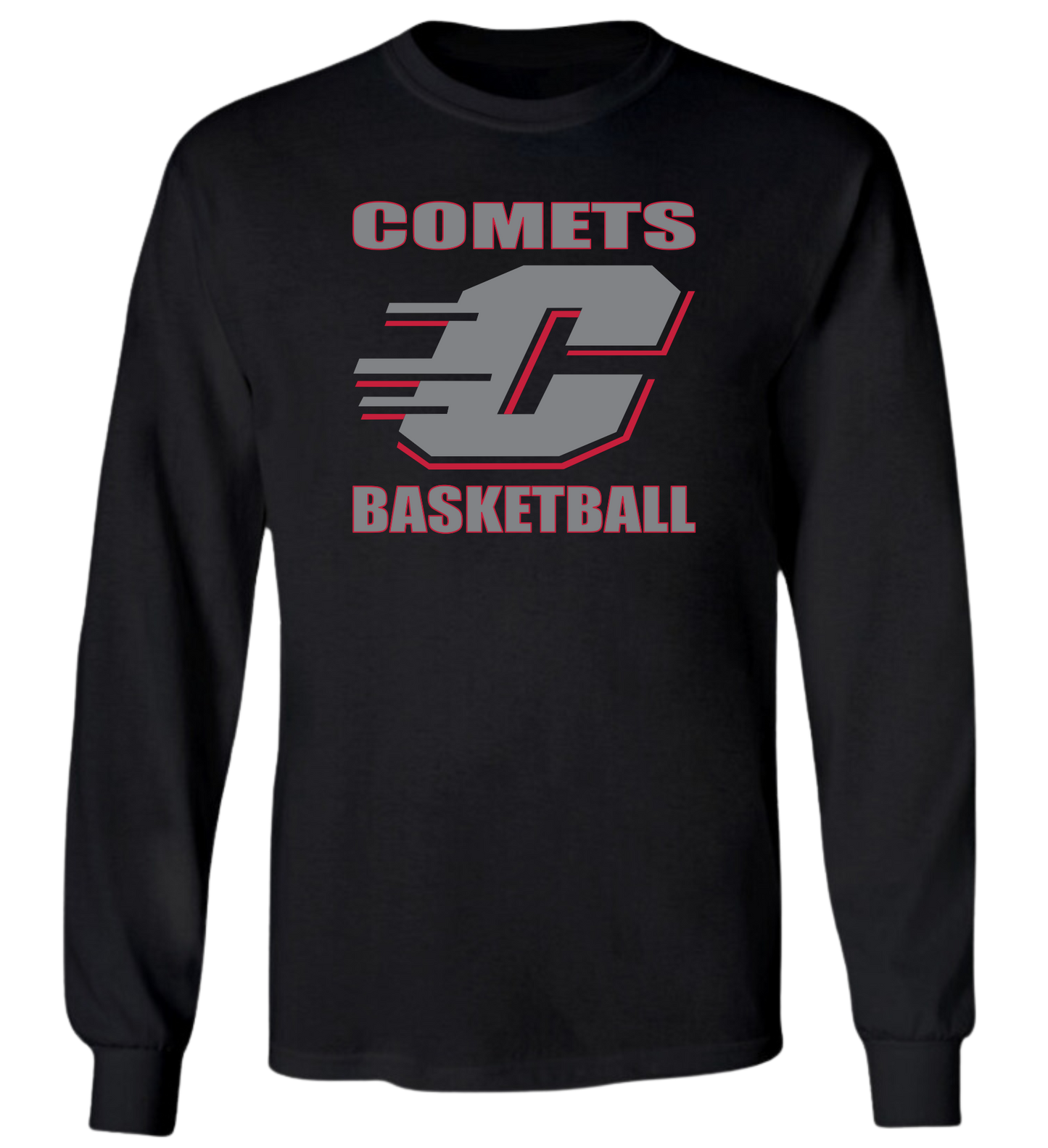 Carthage Basketball Logo Long Sleeve