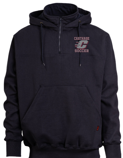 Carthage Soccer Heavyweight 1/4 Zip Hoodie