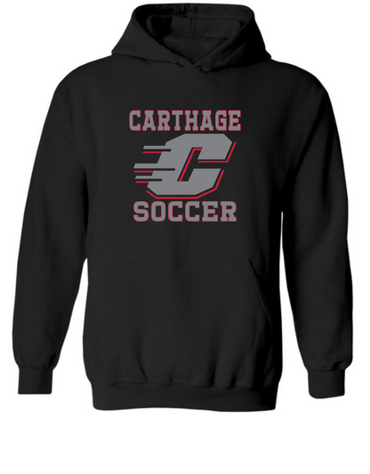 Carthage Soccer Logo Hoodie