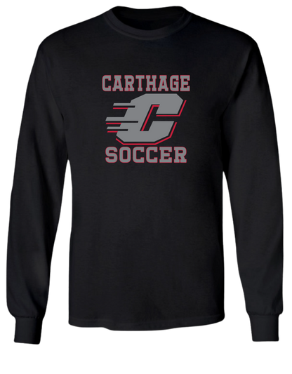 Carthage Soccer Logo LS Tee