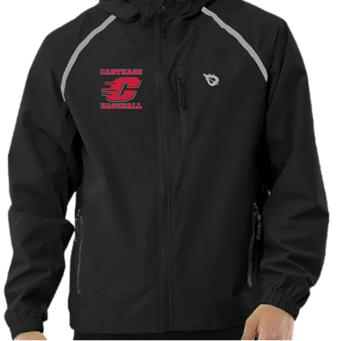 Carthage Baseball Rain Coat