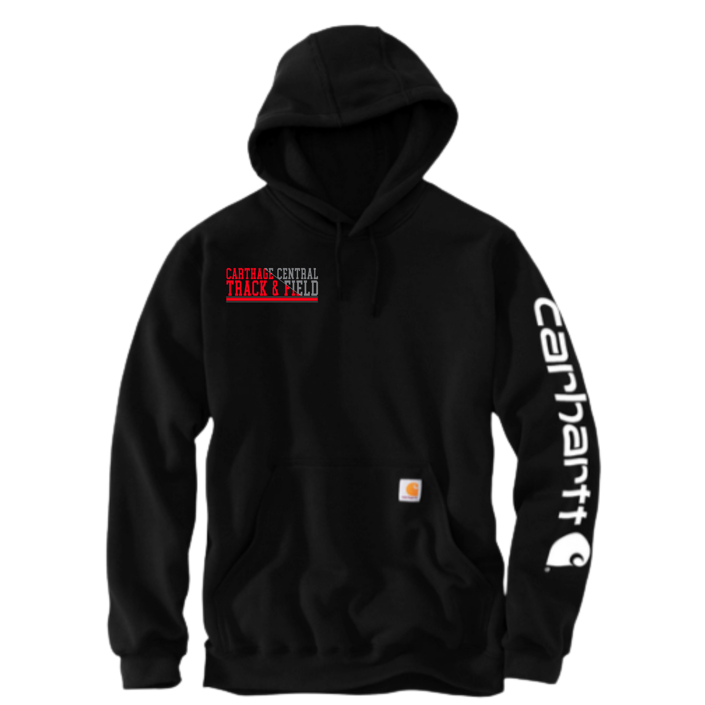 Carthage Track & Field Carhartt® Midweight Hooded Logo Sweatshirt