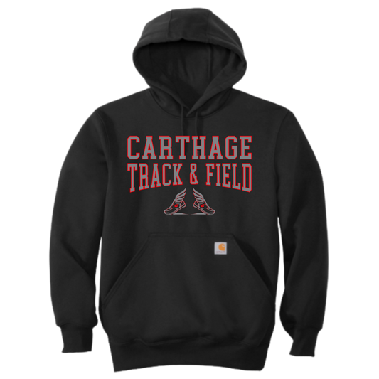 Carthage Track and Field Carhartt® Rain Defender® Paxton Heavyweight Hooded Sweatshirt