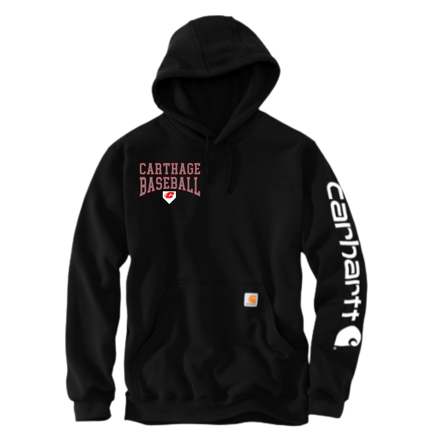 Carthage Baseball Carhartt® Midweight Hooded Logo Sweatshirt