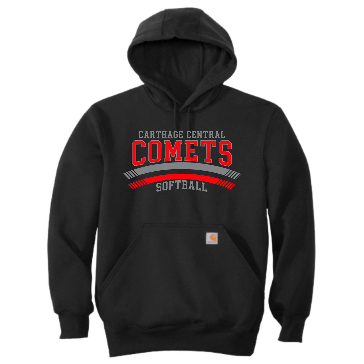 Carthage Softball Carhartt® Rain Defender® Paxton Heavyweight Hooded Sweatshirt