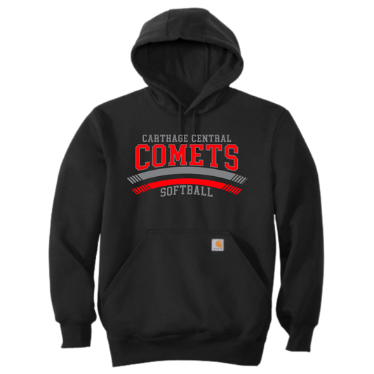 Carthage Softball Carhartt® Rain Defender® Paxton Heavyweight Hooded Sweatshirt