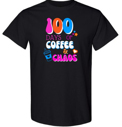 Retro Coffee and Chaos Tee