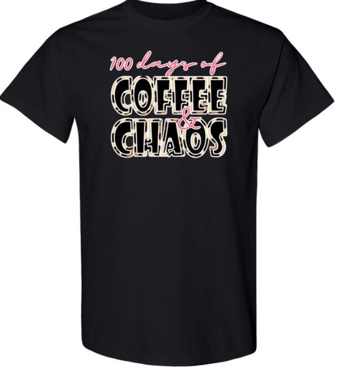 Pink Coffee and Chaos Tee