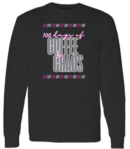 Tally Mark Coffee and Chaos LS (Pink)
