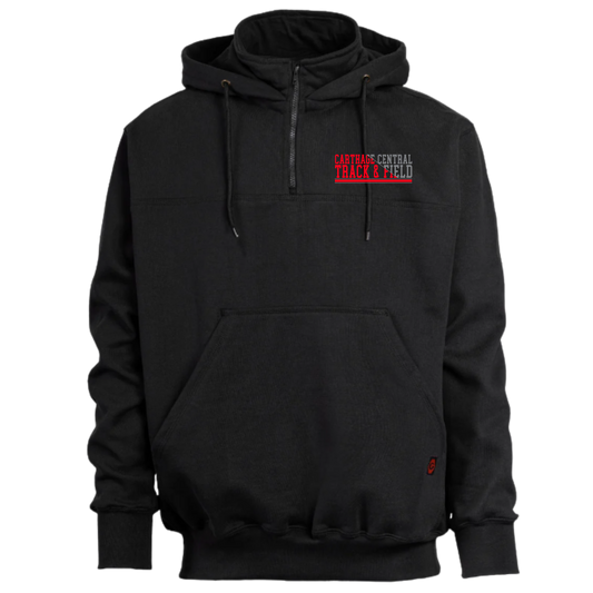 Carthage Track & Field Heavyweight 1/4 Zip Hoodie