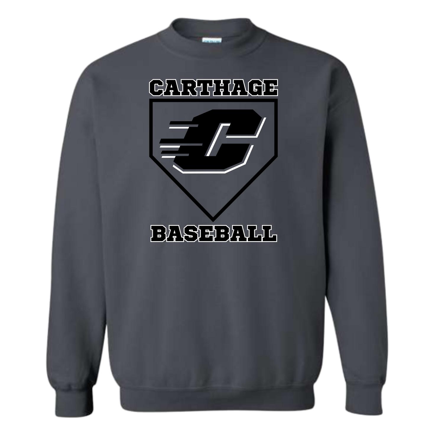 Carthage Baseball Crewneck Sweatshirt