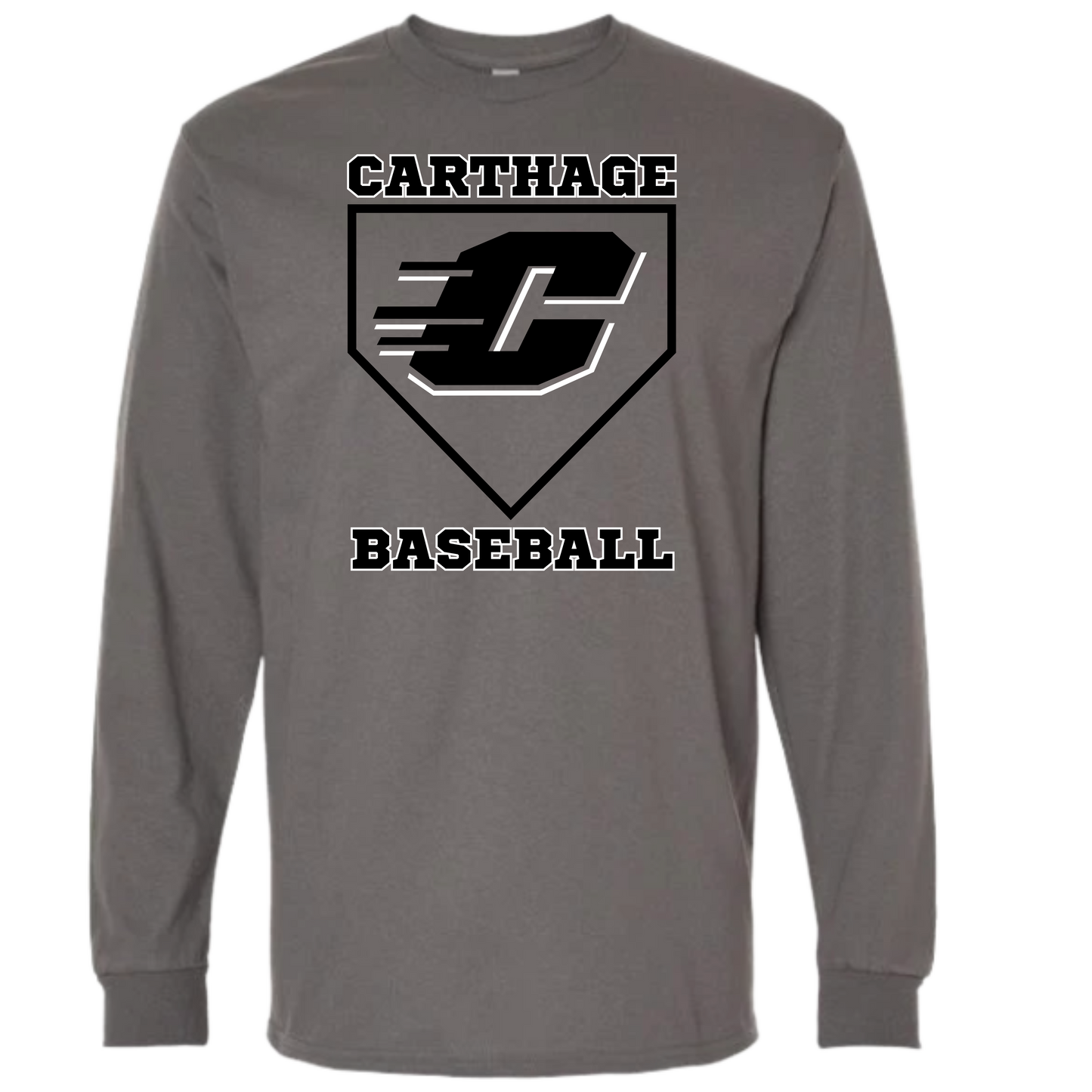 Carthage Baseball LS Tee