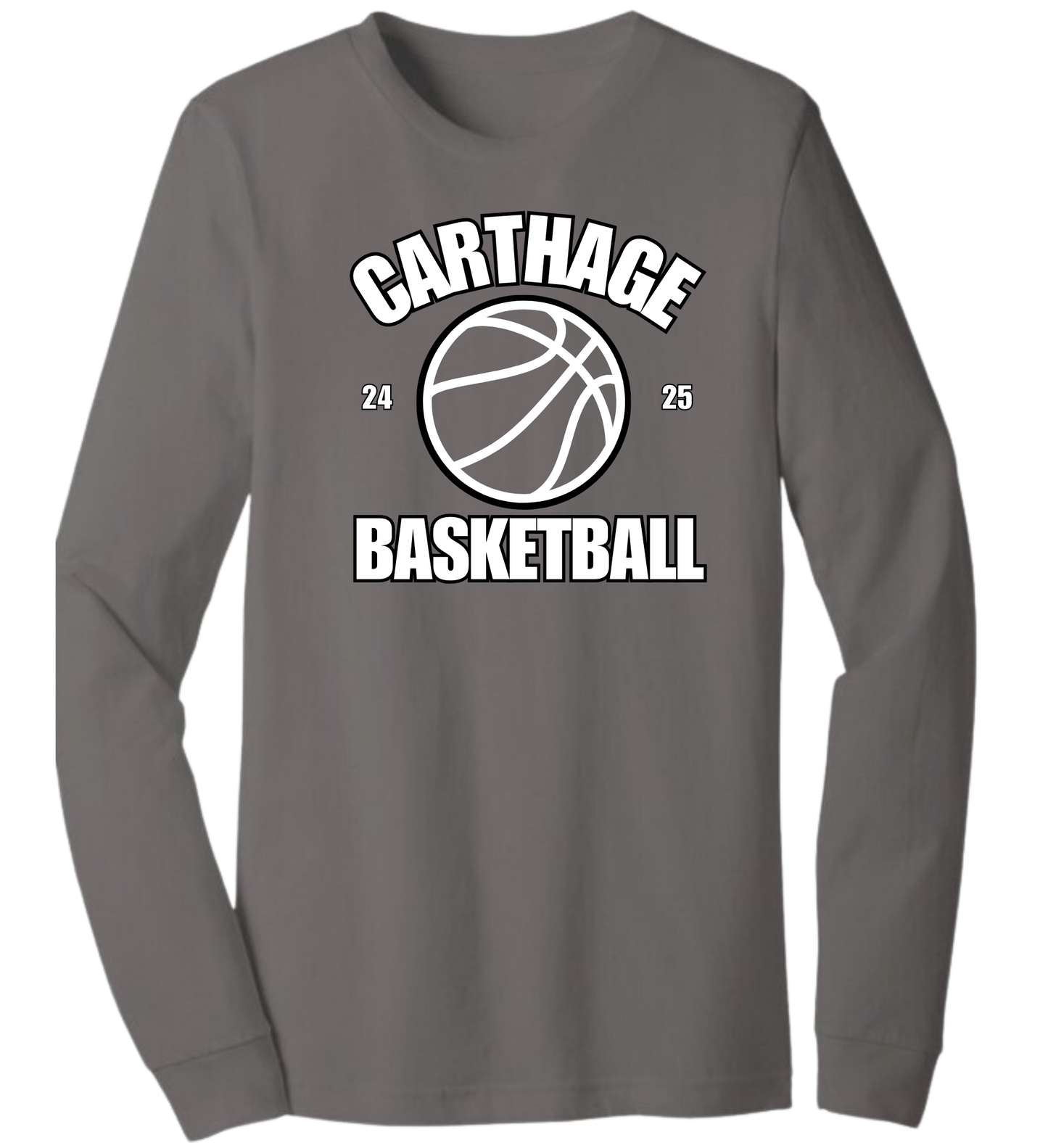 Carthage Basketball 24-25 Long Sleeve