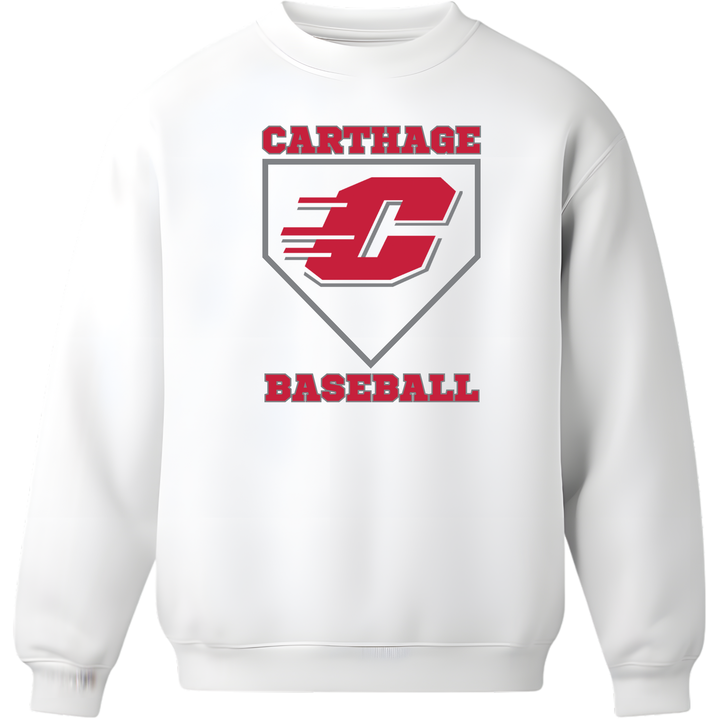 Carthage Baseball Crewneck Sweatshirt