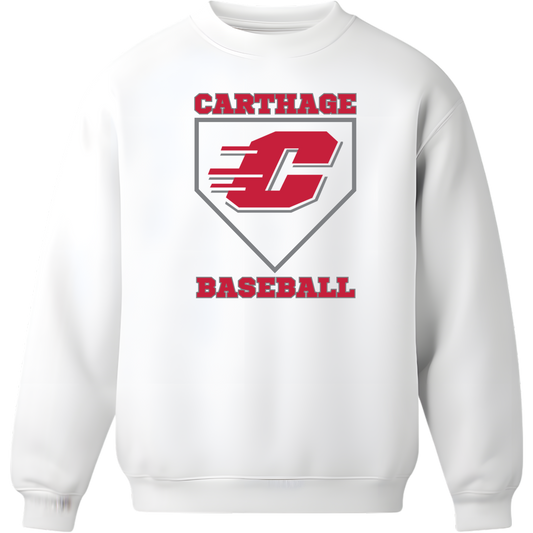 Carthage Baseball Crewneck Sweatshirt